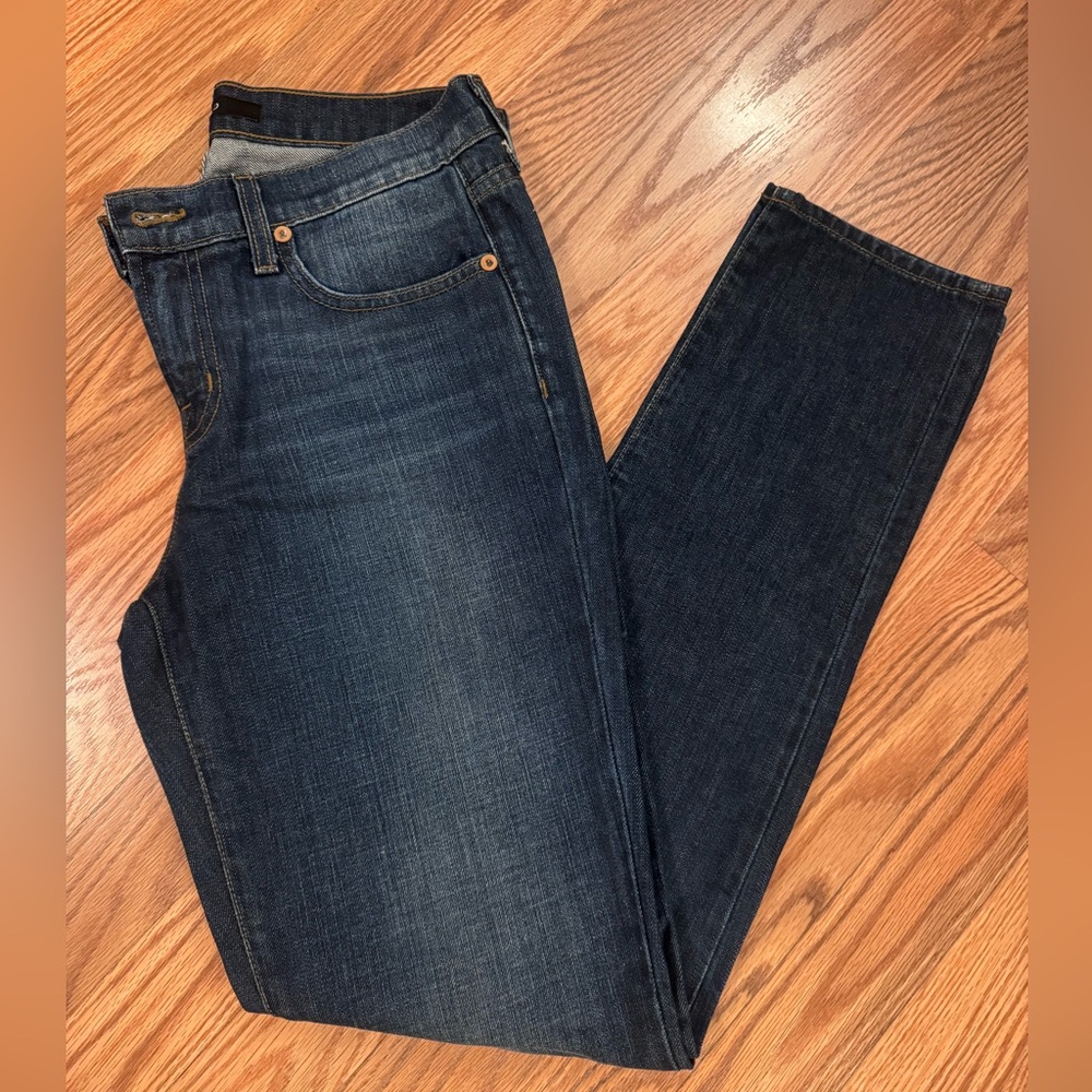 J Brand Aiden Ringer Jeans Indigo Dark Wash Denim Size 25